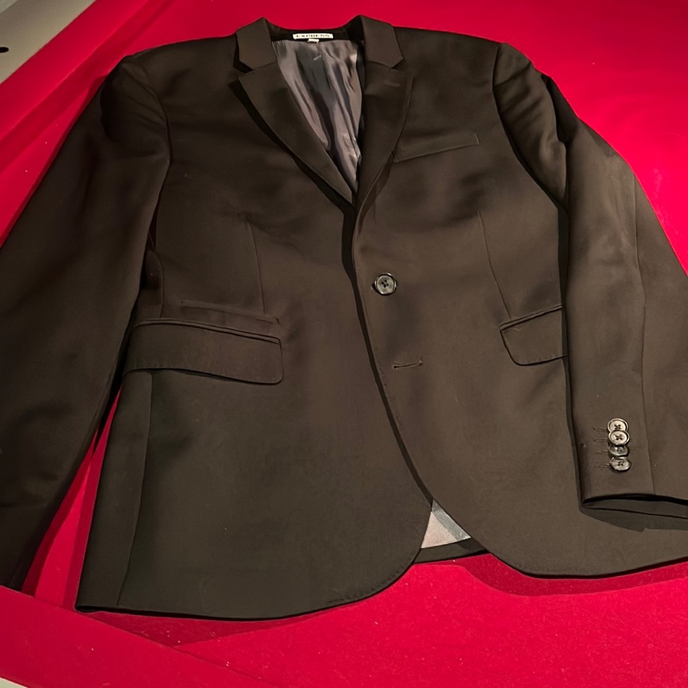 3 piece black suit.  Only worn one time!  Express brand..